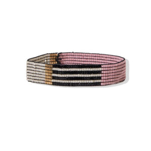 Ink + Alloy IA LXBR0360 Color Block Small Luxe Stretch Bracelet