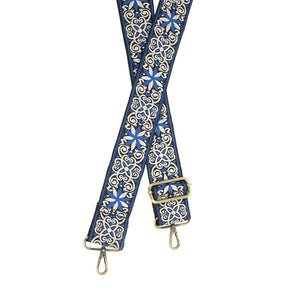 Joy Accessories JA LS016 2" Star Medallion Embroidered Guitar Strap