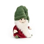 Jellycat Inc JI NG3NN Nisse Gnome Noel (Green Hat)