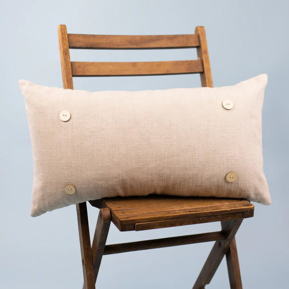 Luckybird LB Lumbar Button Pillow