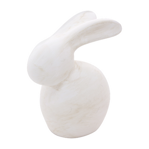 Wing Tai Trading WTT PAF11248 Long-eared White Resin Bunny