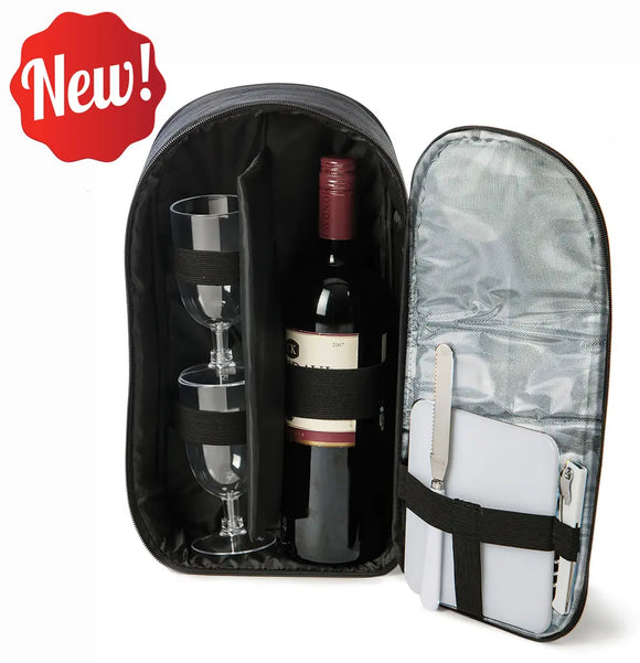 Oak & Olive OO PSM-218BL Aspen Wine & Cheese Backpack