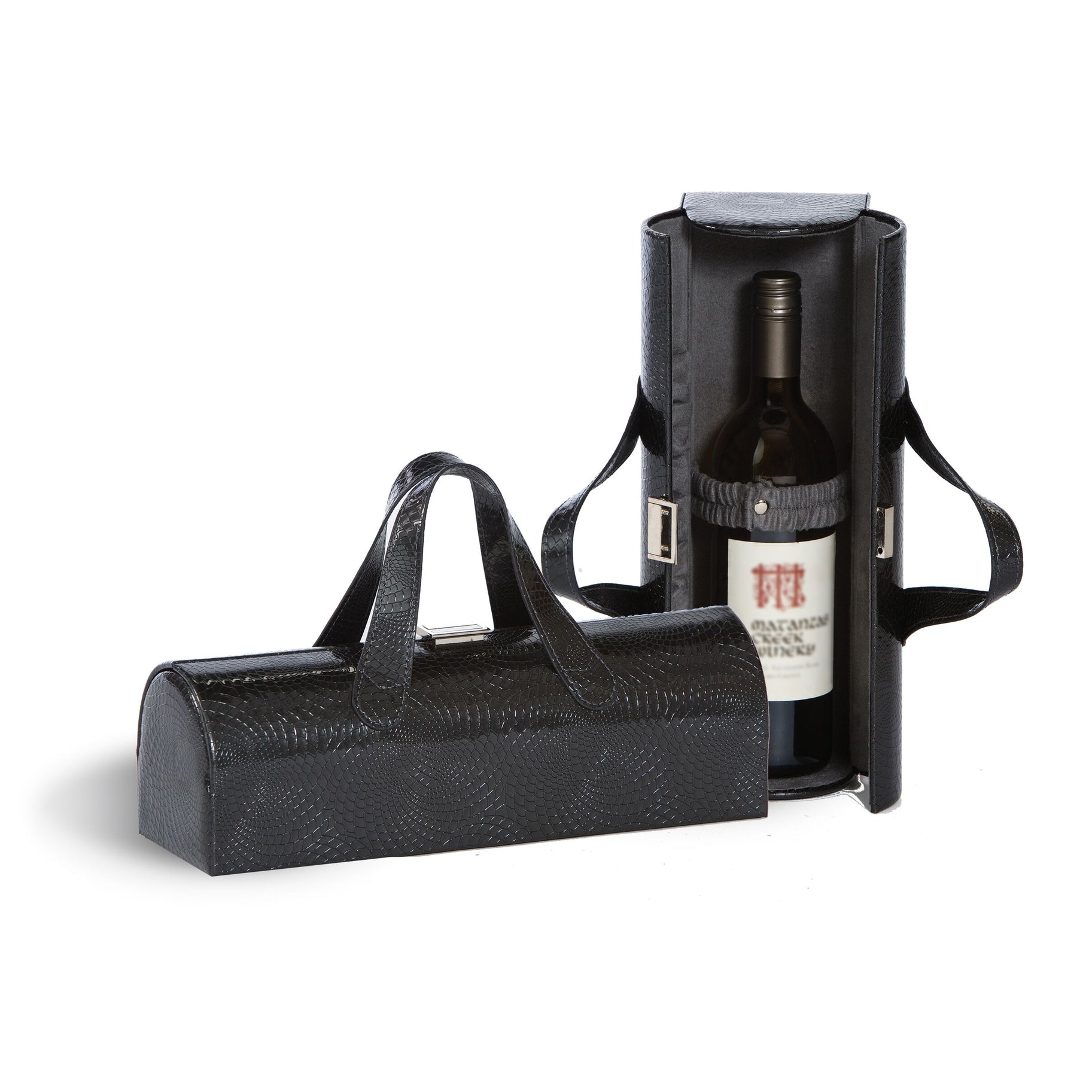8 Oak Lane Wine Bottle Carrying Clutch Bag
