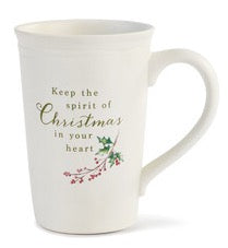 Demdaco 2020190334 Christmas Greenery Mugs