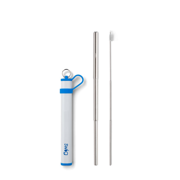 Swig Life SL S199-SST-WH Swig Telescopic Stainless Steel Straw Set – Piper  Lillies Gift Shoppe