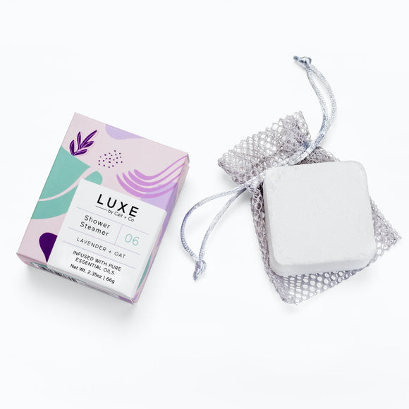 Cait + Co CC SHOWLO Lavender + Oat Shower Steamer