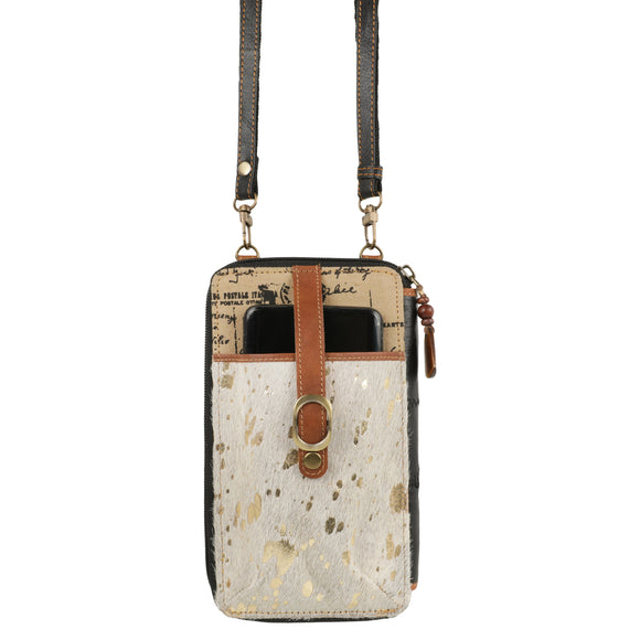 Vaan & Co VC W7350 Hannah Mobile Wallet Crossbody Bag