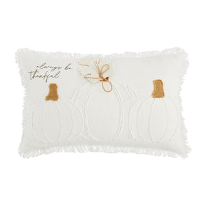 Mud Pie MP 41600584 White Pumpkin Pillows