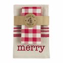 Mud Pie MP 41160014 Holiday Placemat & Napkin Set