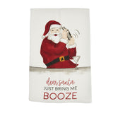 Mud Pie MP 41500251 Drinking Christmas Tea Towels