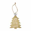 Mud Pie MP 46700256 Metallic Sentiment Ornaments