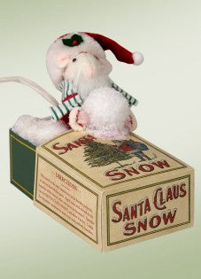 Byers Choice BC 12884 Mouse in Christmas Snow Box