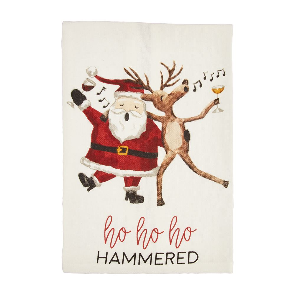 Mud Pie Christmas Kitchen Dish Towels Set Of 2 Assorted - Set H