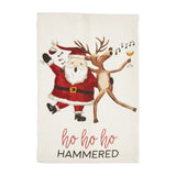 Mud Pie MP 41500251 Drinking Christmas Tea Towels