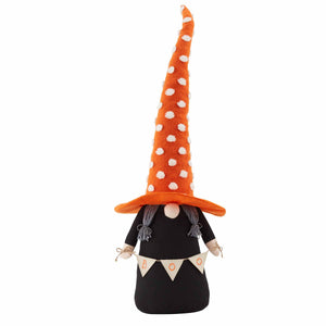 Mud Pie MP 42600565 Orange X Large Gnome Witch