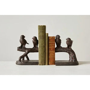 Creative Co-Op CCOP DA7559 Bird on Branch Bookends