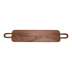 Creative Co-Op CCOP DF4669 Acacia Wood Cutting Board with Handles