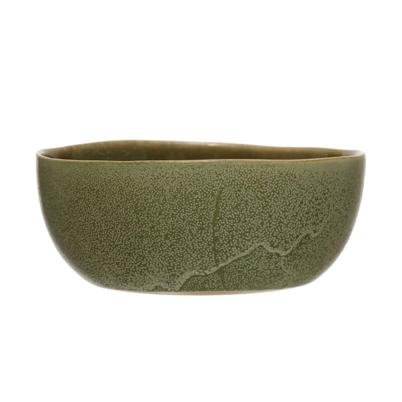 Creative Co-Op CCOP DF6375 Stoneware Bowl, Reactive Glaze