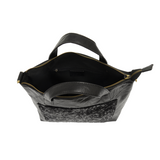 Joy Accessories JA L8102 Abstract Faux Fur Pocket Convertible Tote