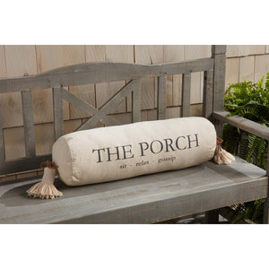 Mud Pie MP 41600456 The Porch Bolster Pillow