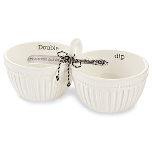 Mud Pie MP 48500093 Circa Double Dip Set