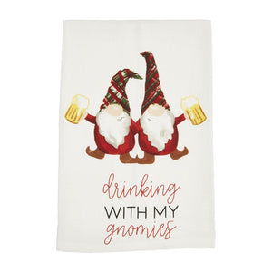 Mud Pie MP 41500251 Drinking Christmas Tea Towels