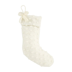 Mud Pie MP 46800028 Dotted Wool Christmas Stocking