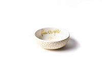 Coton Colors CC WD-DIPBWL-FG Floral Flower Girl Dipping Bowl Blush