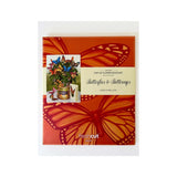 Freshcut Paper FP 3720 Paper Flower Bouquet Butterflies & Buttercups Greeting Card