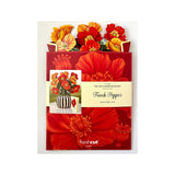 Freshcut Paper FP 3722 Paper Flower Bouquet French Poppies Greeting Card