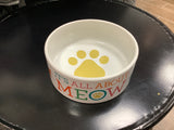 About Face Designs AFD 181759 Meow Cat Bowl