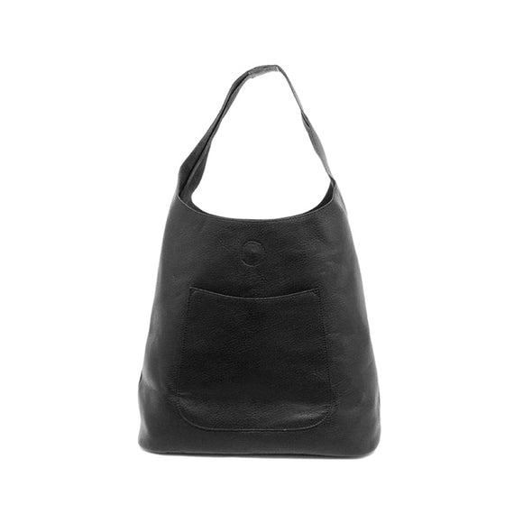 Joy Accessories JA L8017-00 Black Molly Slouchy Hobo Handbag
