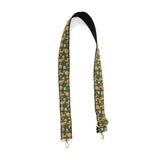 Joy Accessories JA LS001 2" Embroidered Floral Guitar Strap
