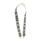 Joy Accessories JA LS001 2" Embroidered Floral Guitar Strap