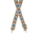 Joy Accessories JA LS038xx 2" Daisy Embroidered Guitar Strap