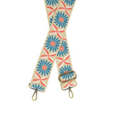 Joy Accessories JA LS038xx 2" Daisy Embroidered Guitar Strap