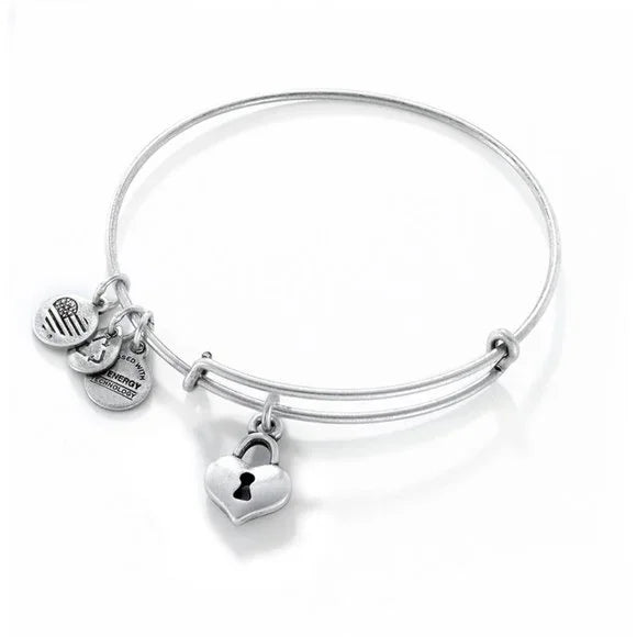 Alex And Ani AA A09EB137RS Key To My Heart Bracelet Silver Piper