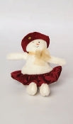 Woof & Poof WP 22/57 Party Snowgirl, Crimson