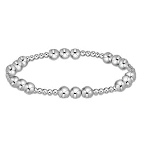 ENEWTON DESIGN ED CLASSIC JOY PATTERN 6mm BEAD BRACELET - STERLING