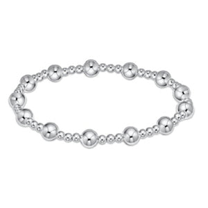 ENEWTON DESIGN ED CLASSIC SINCERITY PATTERN 6mm BEAD BRACELET - STERLING