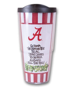 Magnolia Lane ML 7495A Alabama Roll Tide Roll 24oz Tumbler